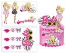 Barbie Edible Icing Image Scene Setter